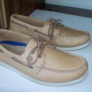 Leather men's boat shoes (#EV1142)